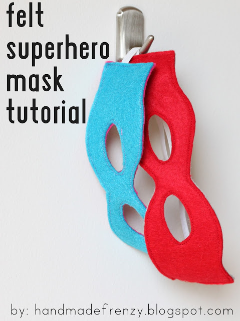 Cómo hacer Máscaras de Superhéroes con fieltro 