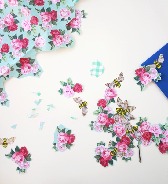 DIY: Guirnalda de papel de flores