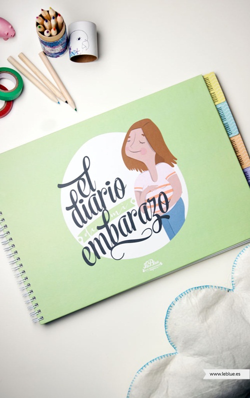 El “Diario de mi embarazo” disponible en la Shop - Fiestas Coquetas Blog